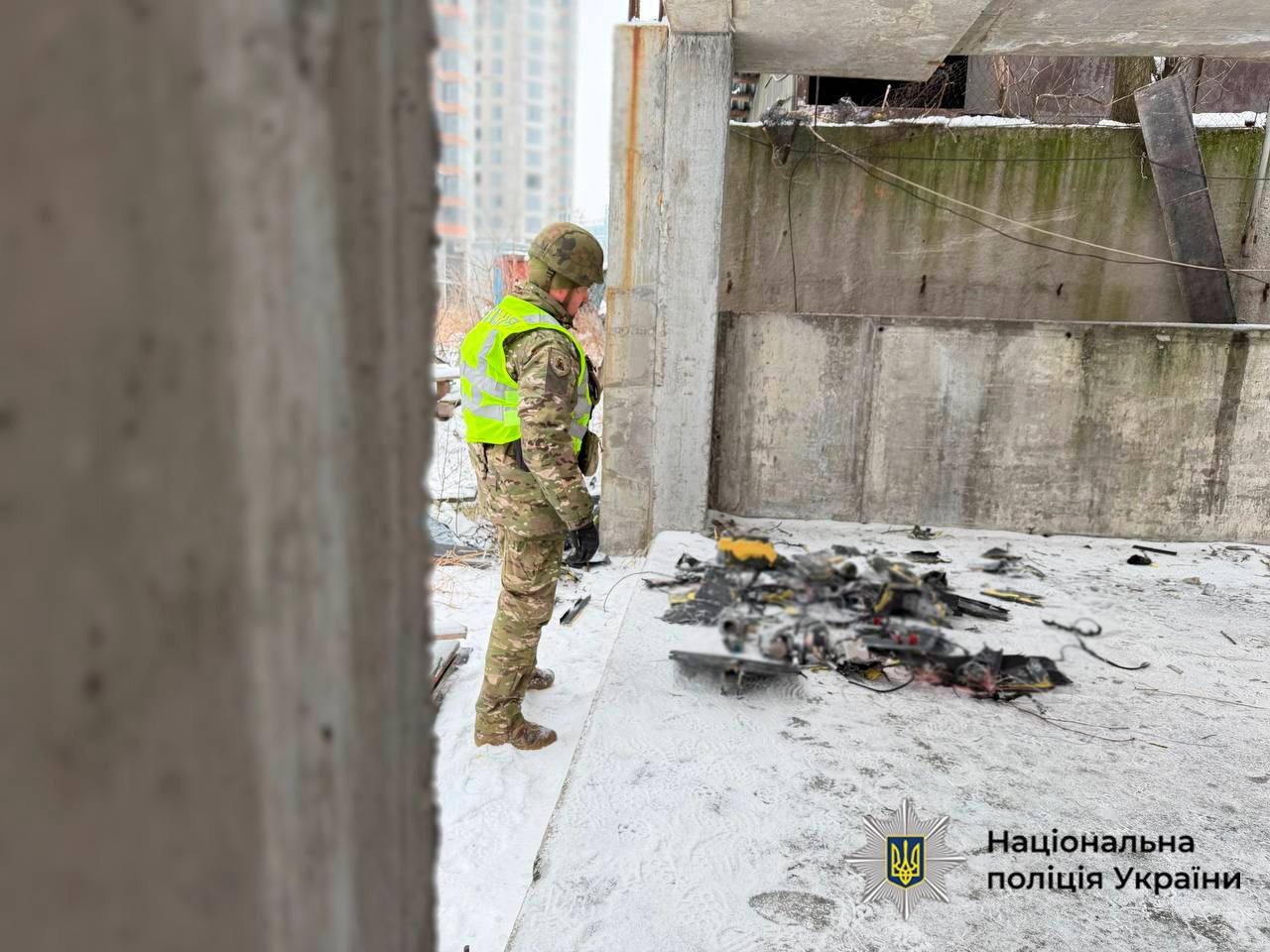 На лівому березі Києва знайшли нездетоновану бойову частину російського дрона: фото