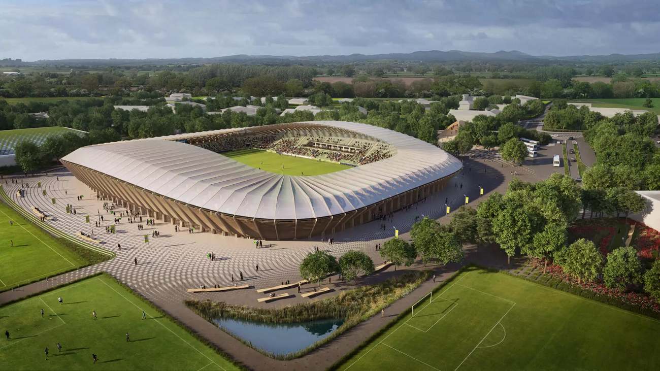 Бюро Zaha Hadid построит в Великобритании деревянный стадион