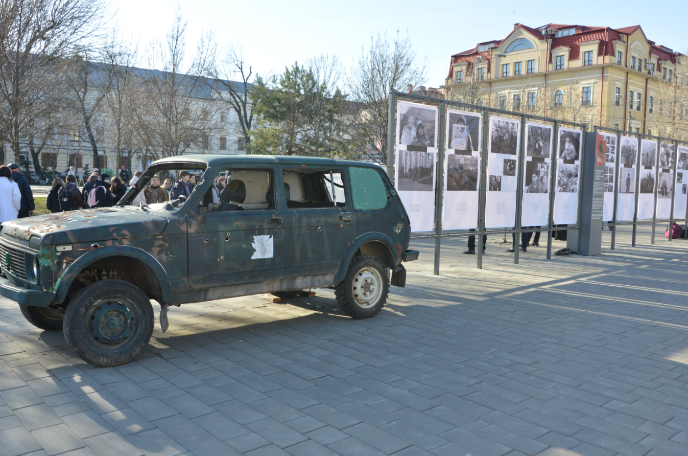 У центрі Києва відкрилася виставка бельгійського фотографа про Революцію гідності