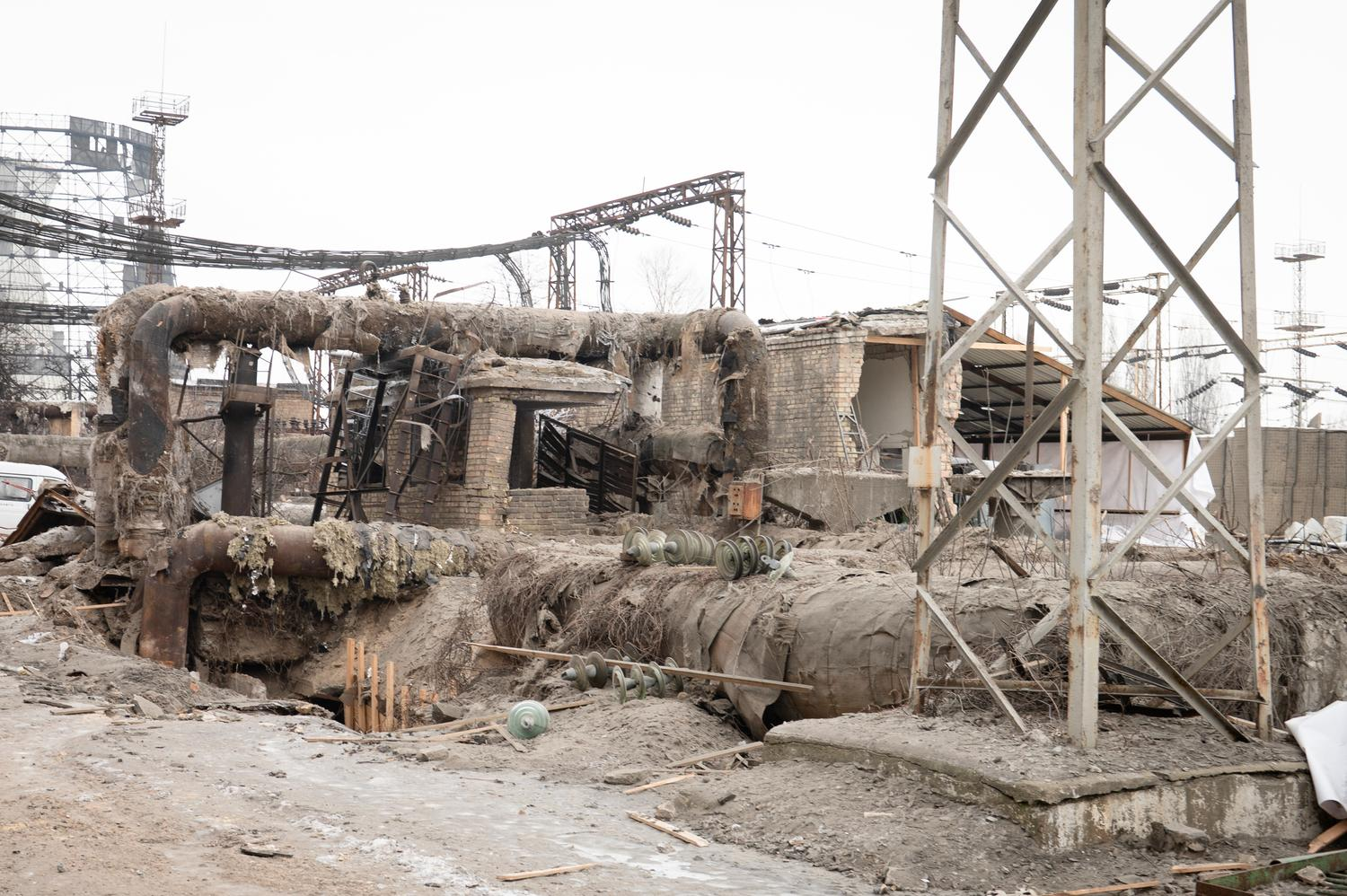 Фото: Міністерство розвитку громад та територій України Як виглядає Дарницька ТЕЦ у Києві після російського обстрілу: фото