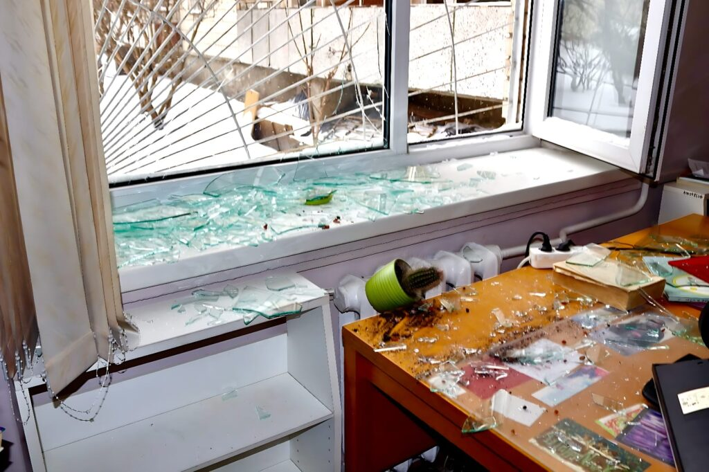 Під час обстрілу Києва 5 лютого 2026 року пошкодили Національну бібліотеку України для дітей: фото