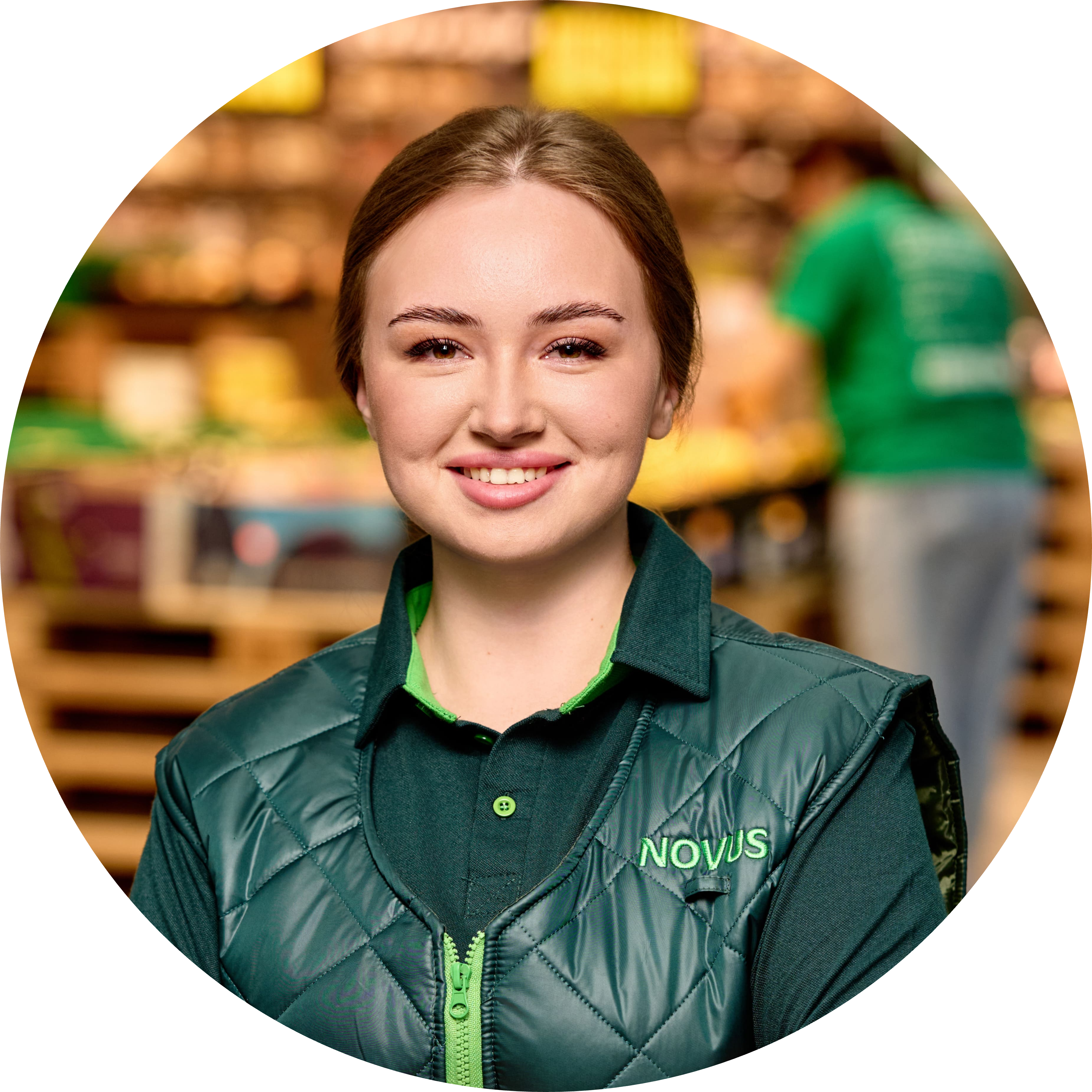 Аня, майстриня ресторанного обслуговування у кафетерії NOVUS