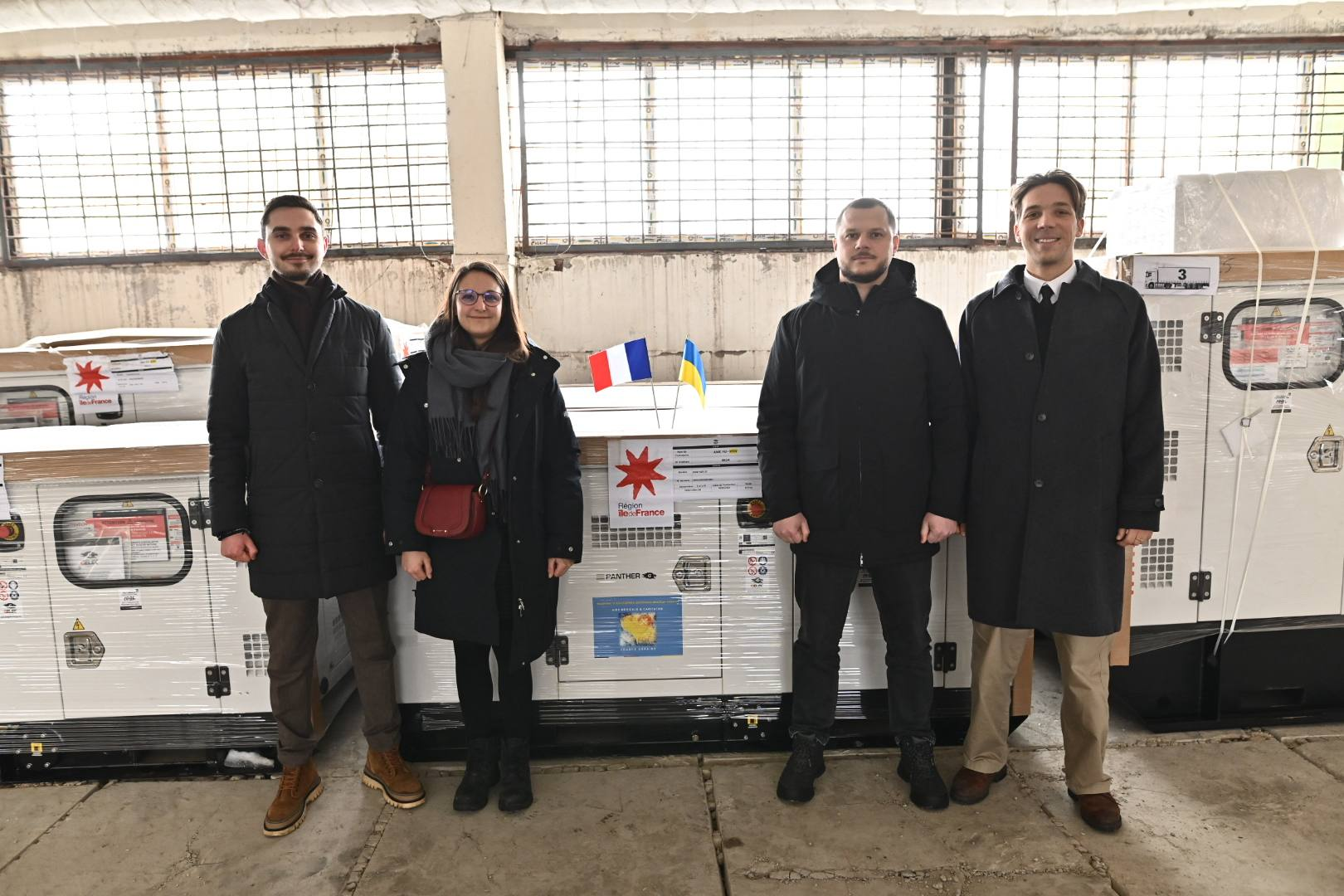 Франція передала Київщині партію генераторів для критичної інфраструктури