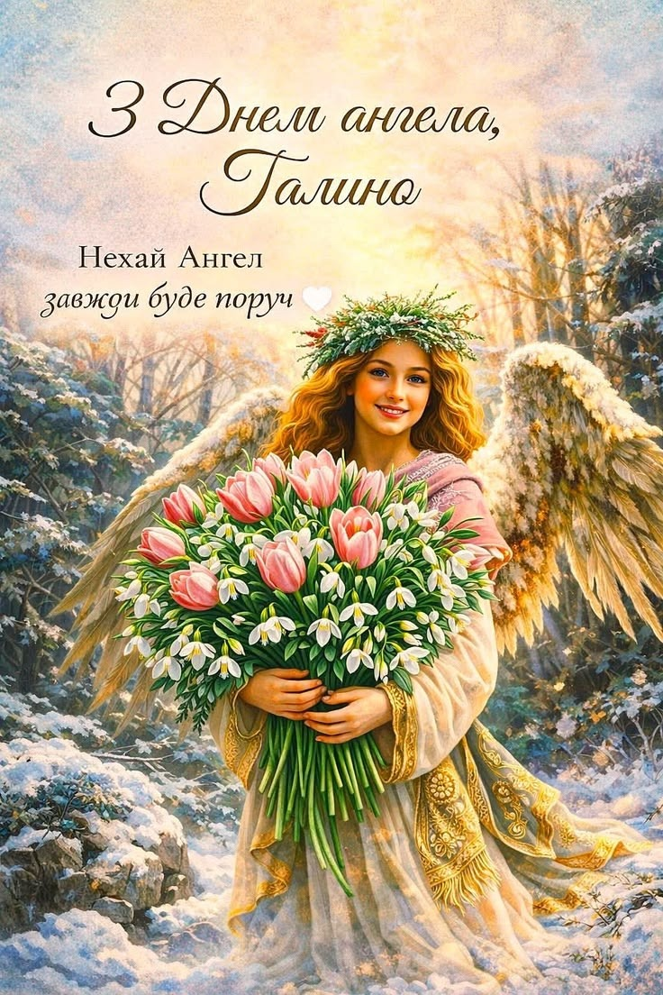 Привітання з іменинами Галини: у віршах, прозі та святкових листівках