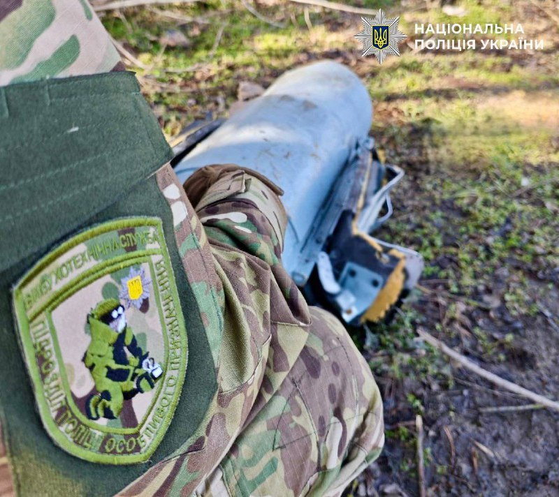 У Дарницькому районі Києва знайшли бойову частину російського дрона: фото