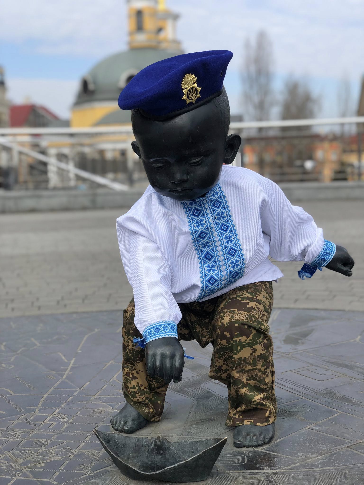 Малюків-засновників&nbsp;Києва вбрали у форму до Дня Нацгвардії