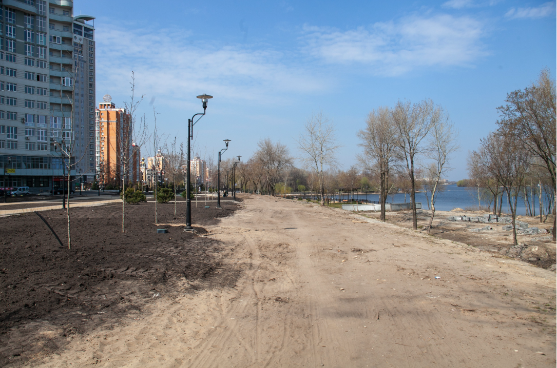 В парке «Наталка» появятся две детские площадки, зоны для активного отдыха и занятий спортом, — КГГА