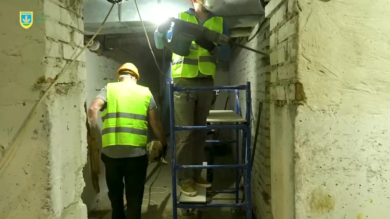 У дитсадку в селі Козинці Ірпінської громади розпочали капітальний ремонт старого укриття
