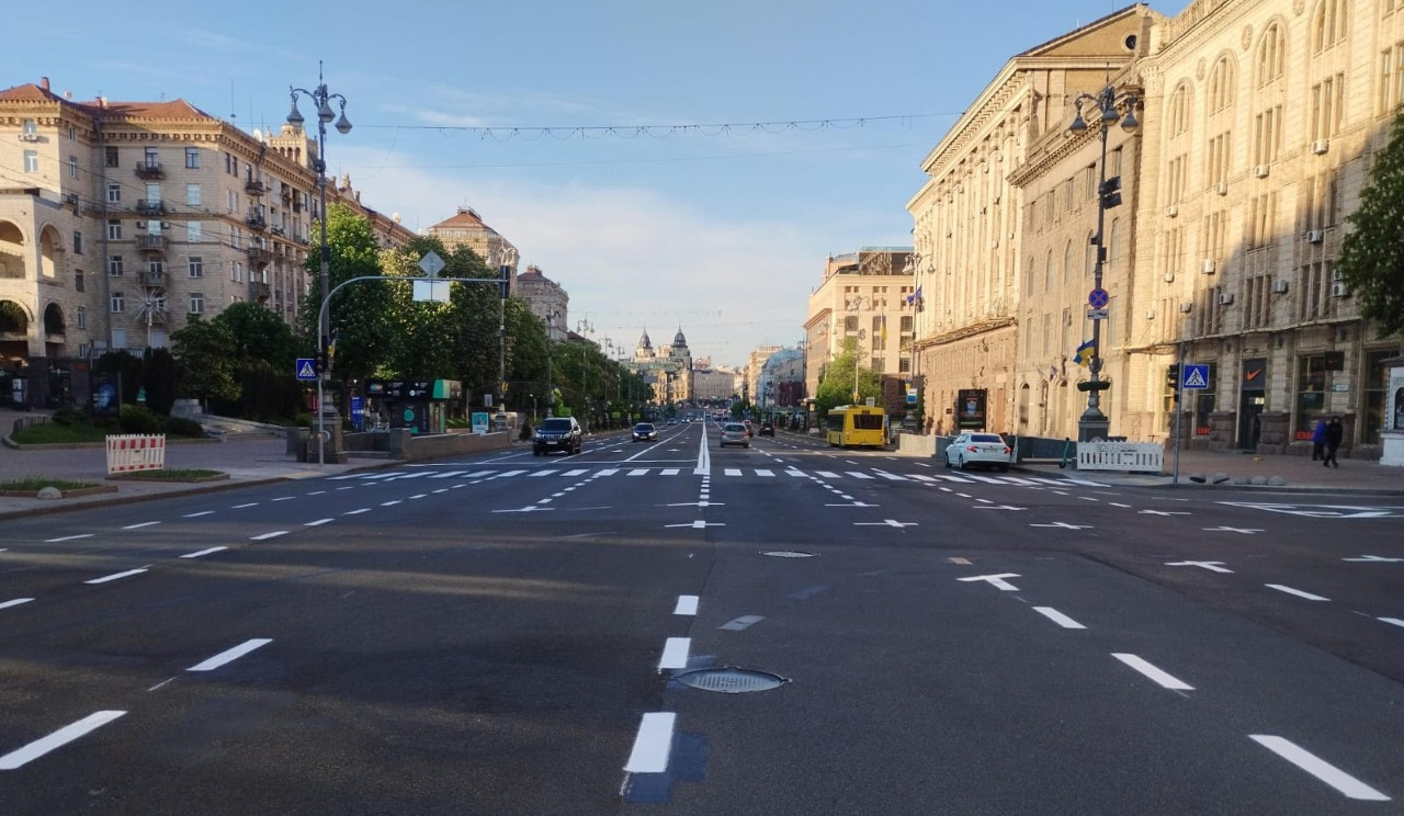 3 та 4 квітня обмежуватимуть рух транспорту на Хрещатику