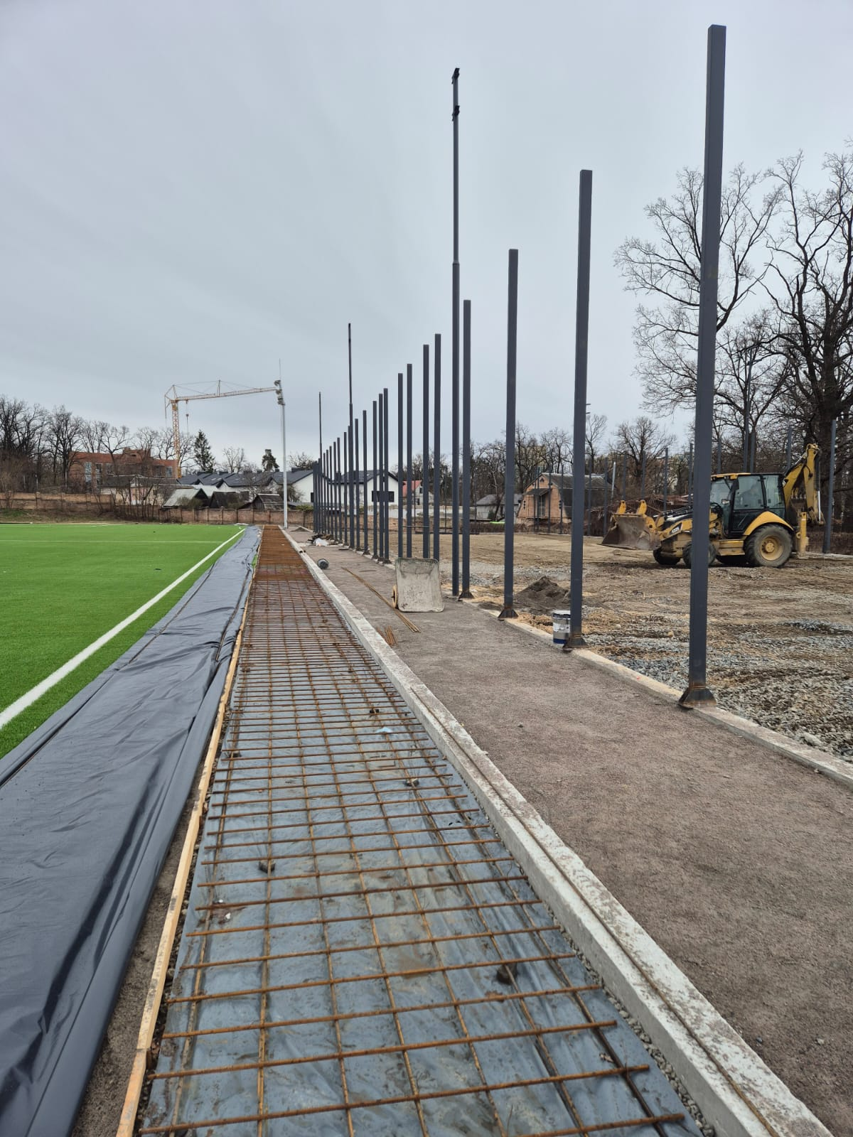 В Ірпені на Київщині триває капітальний ремонт стадіону "Чемпіон": що вже зробили