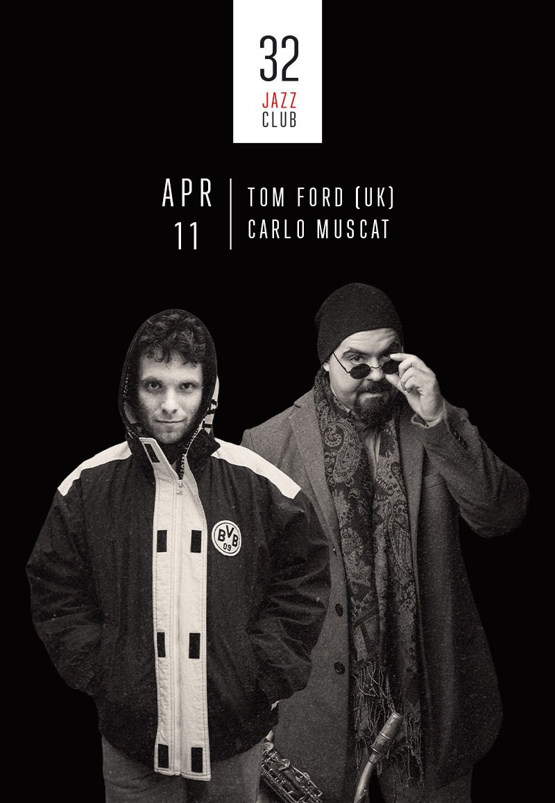Джазовий концерт TOM FORD & CARLO MUSCAT у Києві 11 квітня 2026 року