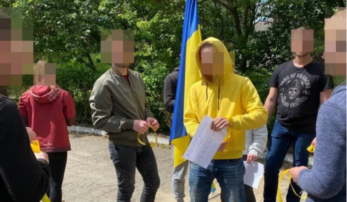 мітинг за Україну у Мелітополі