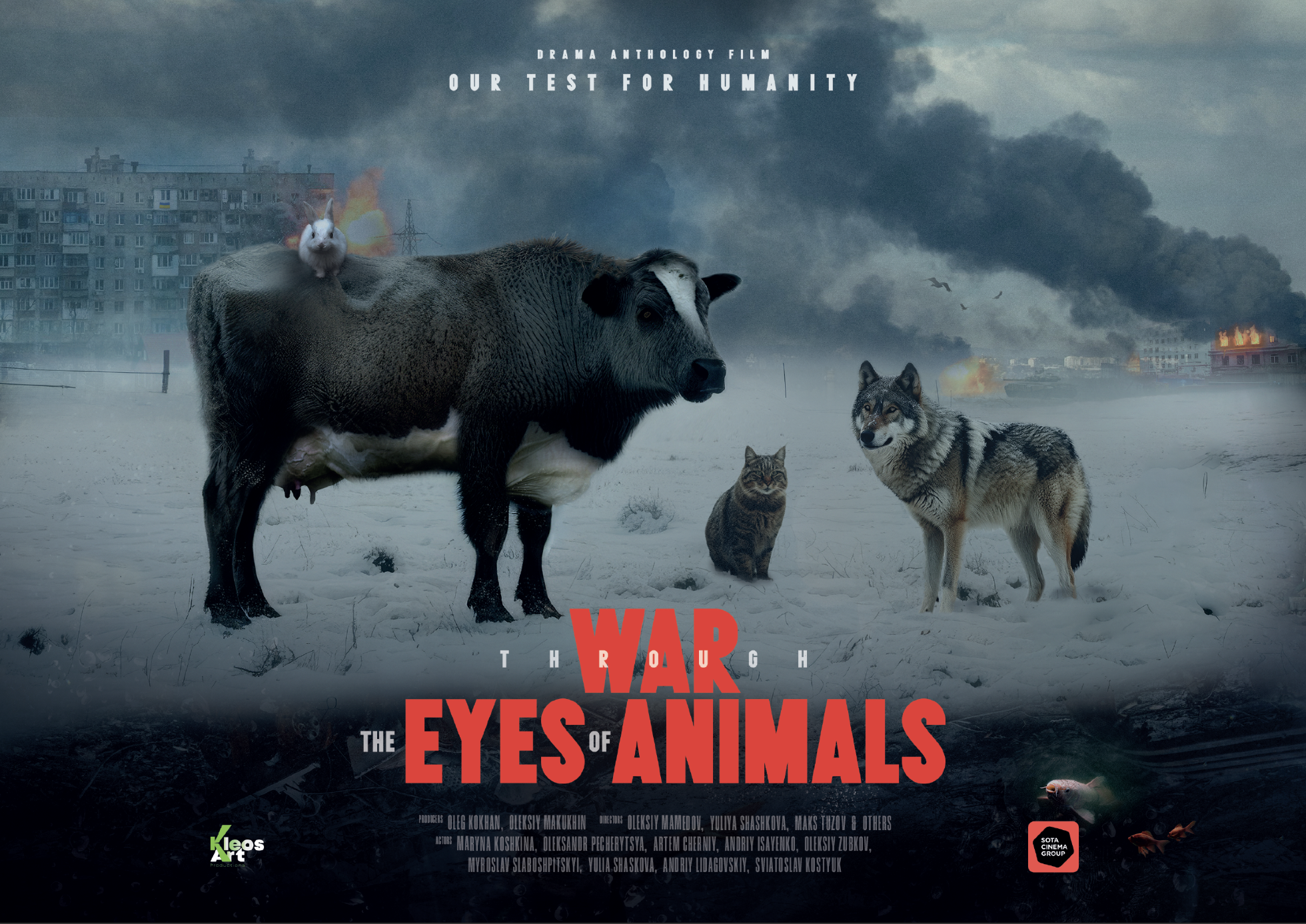  Шон Пенн зіграє у фінальній новелі українського кіноальманаху "Війна очима тварин" режисера Мирослава Слабошпицького.