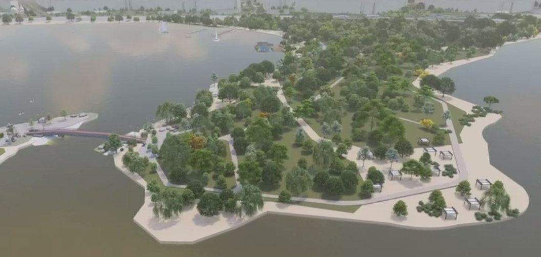  як виглядатиме паркінг, пішохідний міст та зелена зона на Оболоні: відео
