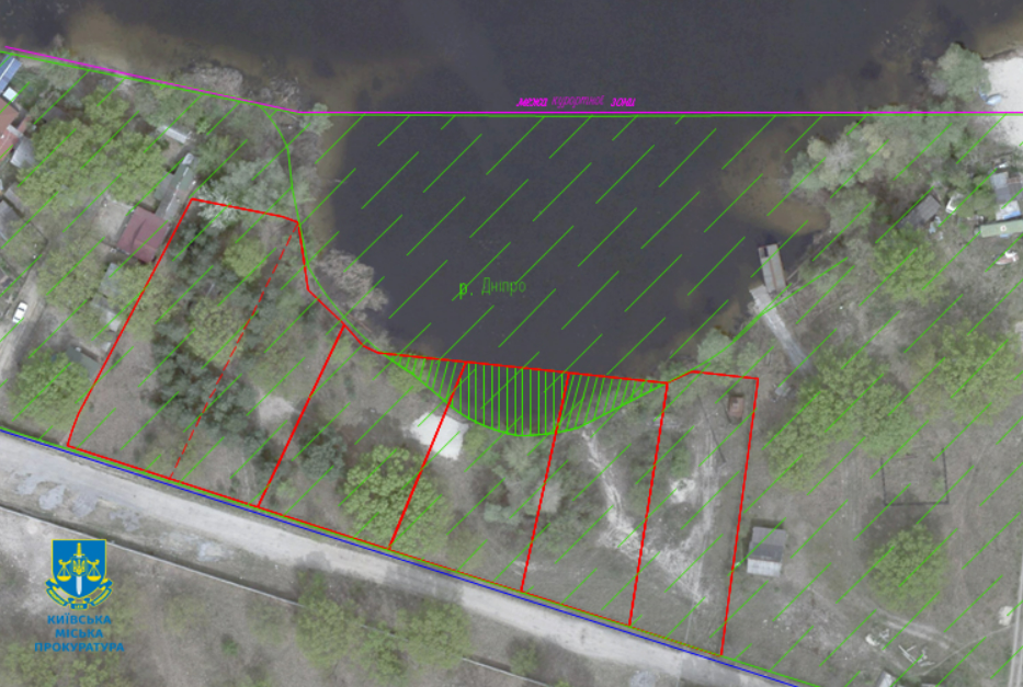 Київська прокуратура вимагає повернути земельні ділянки на Жуковому острові у власність громади