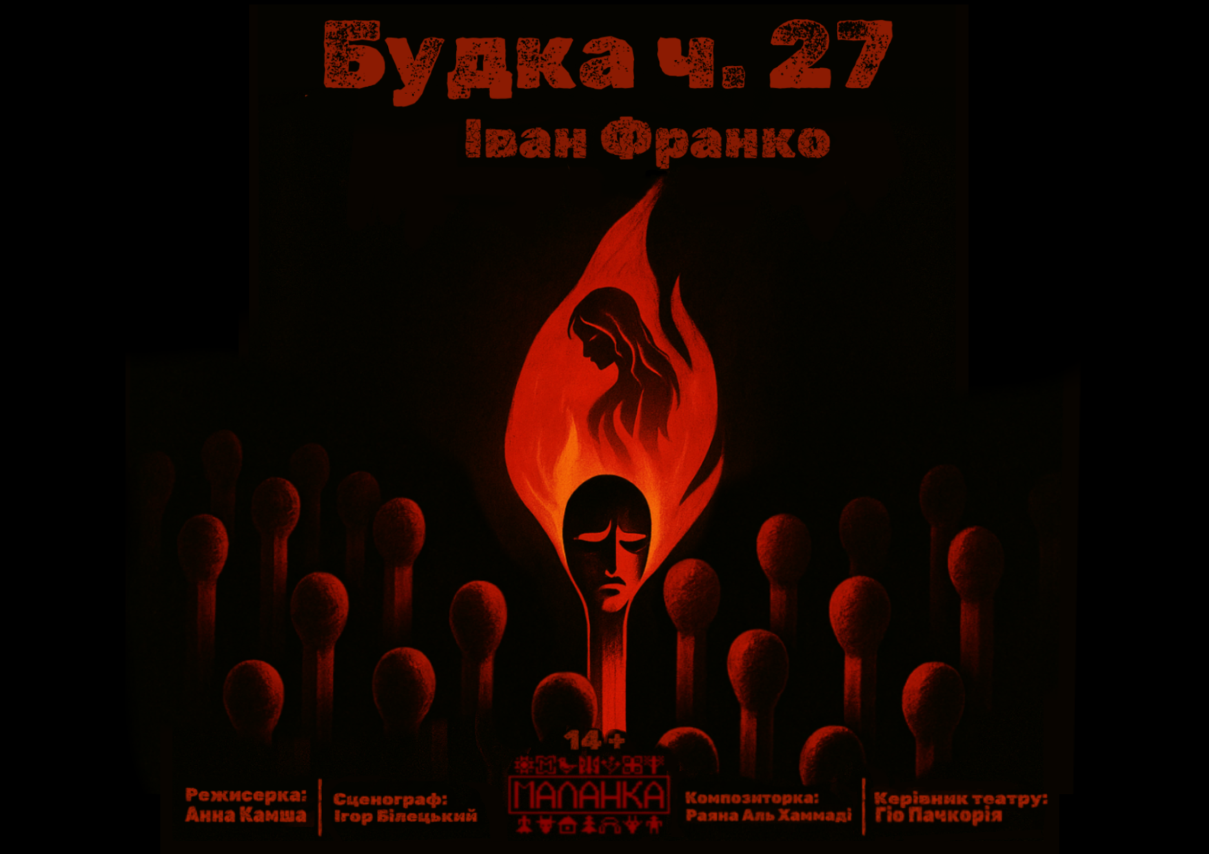 Вистава Будка ч.27 від камерного театру Маланка у Києві 16 травня 2025 року