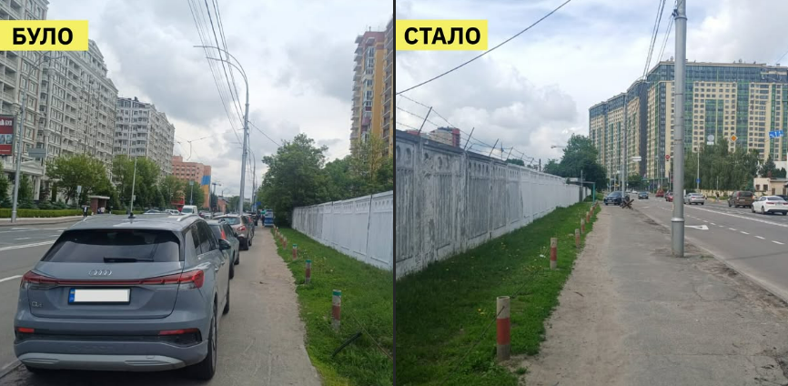У Києві евакуювали одразу 5 авто: водії повністю заблокували тротуар