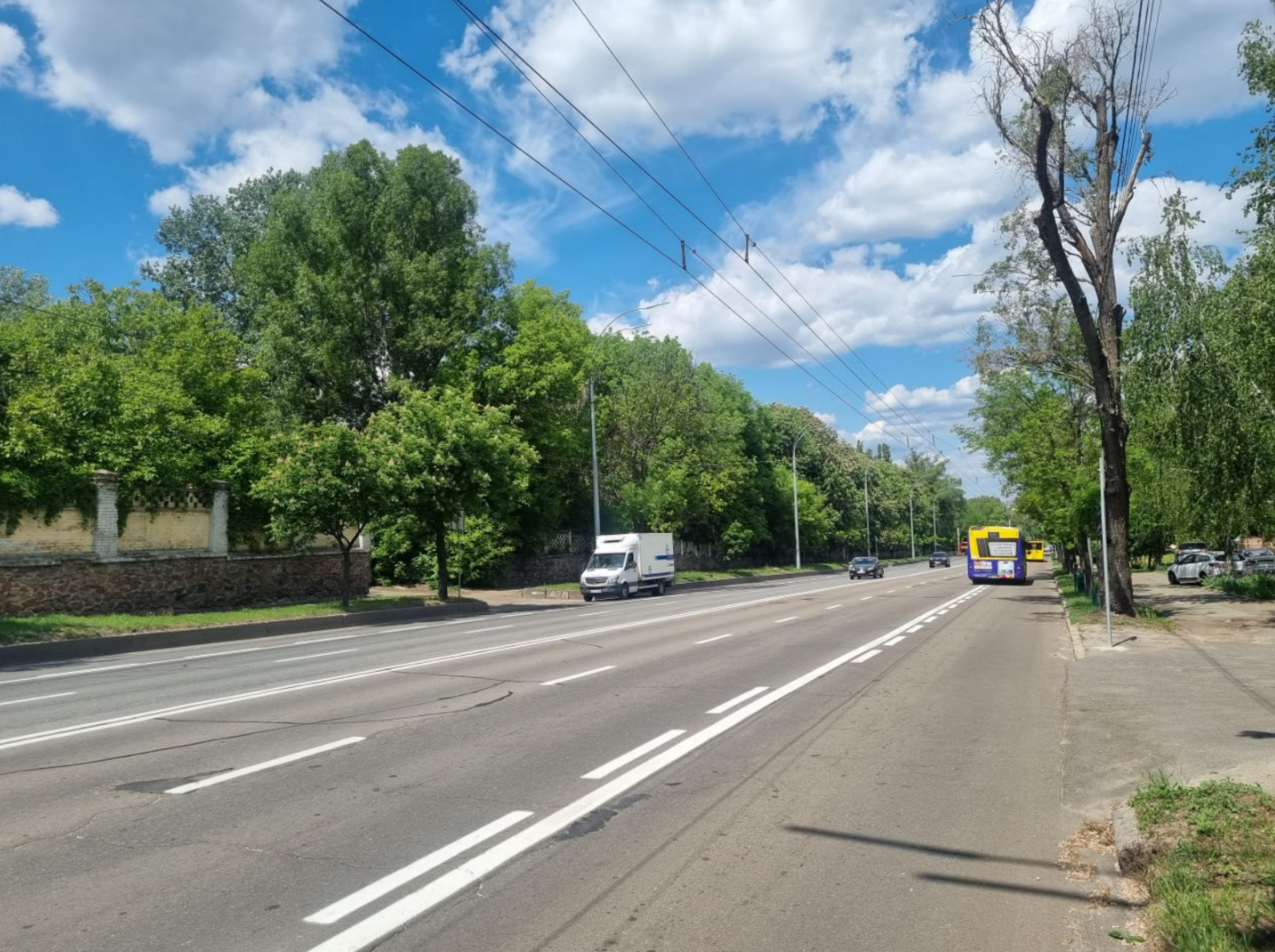 На Деміївці облаштували нову смугу громадського транспорту: яка адреса