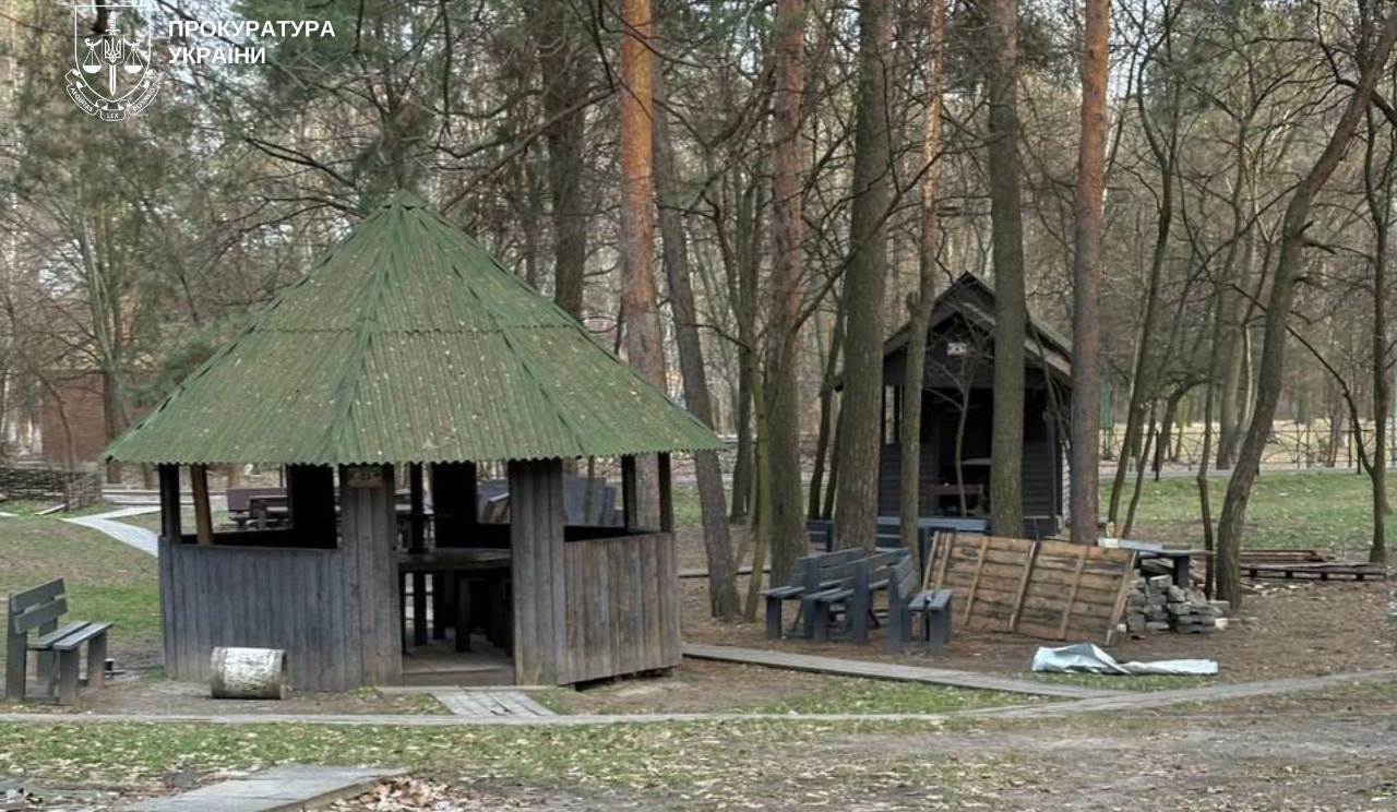 В парку Партизанської слави знесли незаконне кафе та альтанки — прокуратура