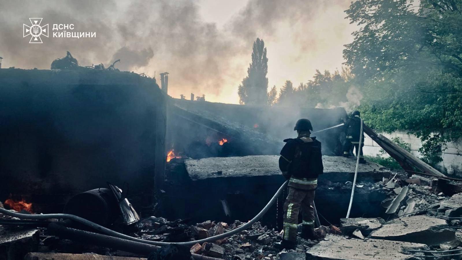 Наслідки масованої атаки на Київщину 24 травня