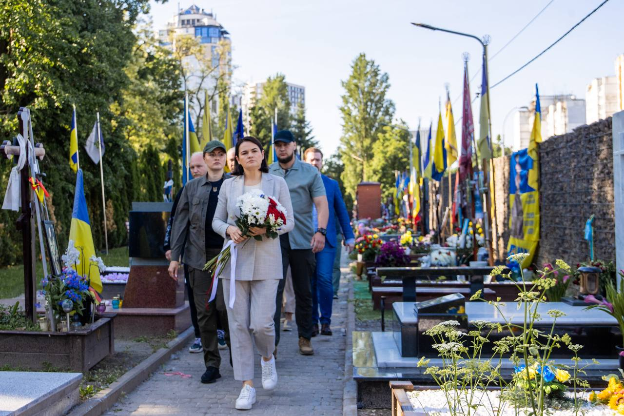 Фото: Светлана Тихановская / Telegram До Києва прибула лідерка білоруської опозиції Світлана Тихановська