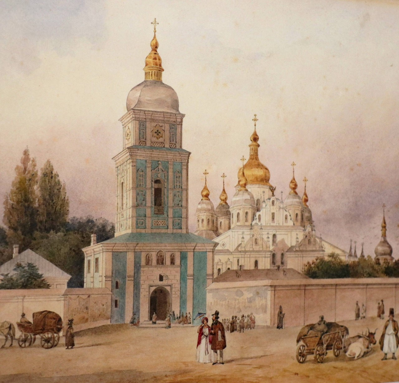 У Софії Київській показали картину Шевченка, яка роками вважалася втраченою
