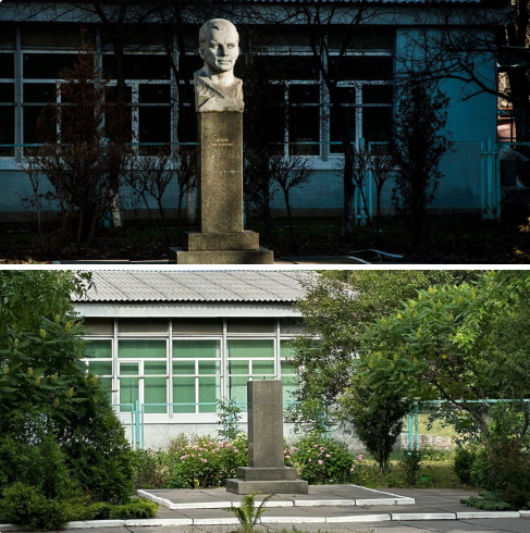У Києві демонтували пам'ятник Юрію Гагаріну: фото