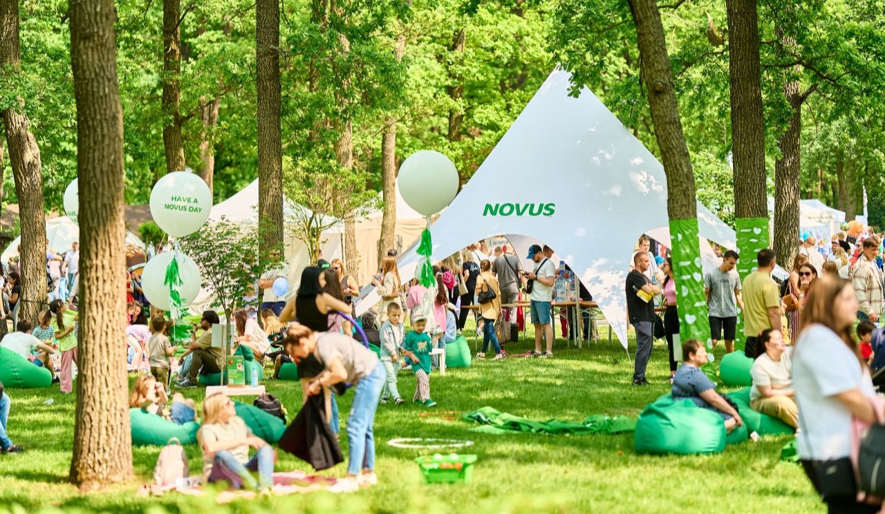 Сім’я, тепло і підтримка: як NOVUS долучився до благодійного фестивалю Charity Family Day у Бучі
