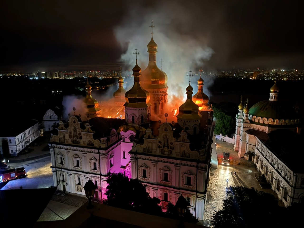 Обстріл 15 червня 2026 року, фото: Національний заповідник Києво-Печерська лавра