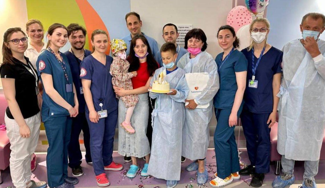 В Україні вперше провели трансплантацію кісткового мозку дитині з остеопетрозом