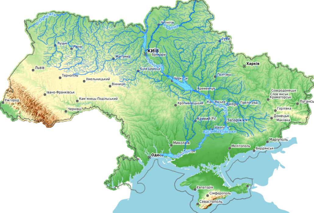Цікаві факти про річку Дніпро: де протікає Дніпро в Україні
