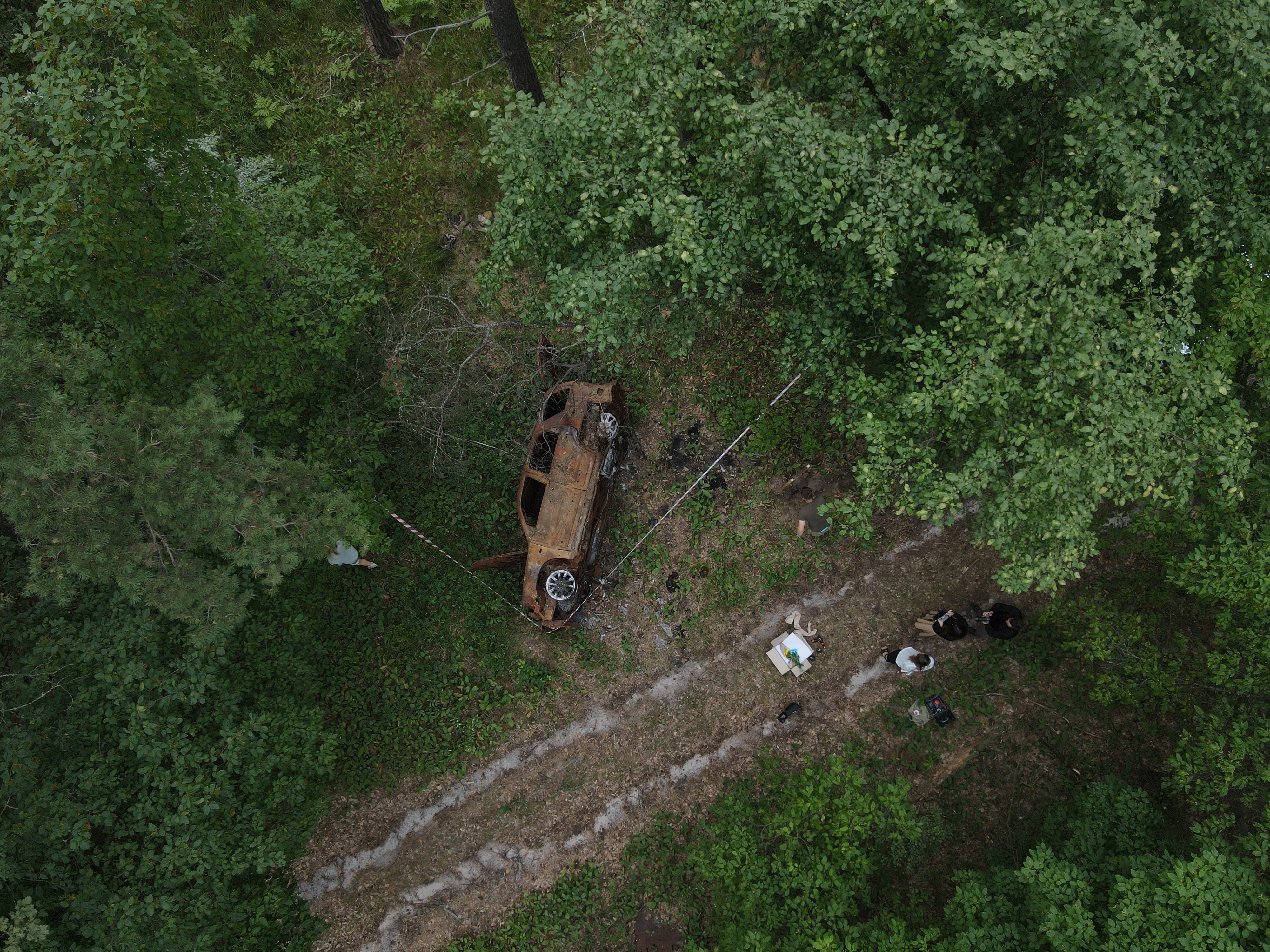 На Київщині, на місці вбивства російськими окупантами фотографа-документаліста Макса Левіна встановили меморіальну табличку.