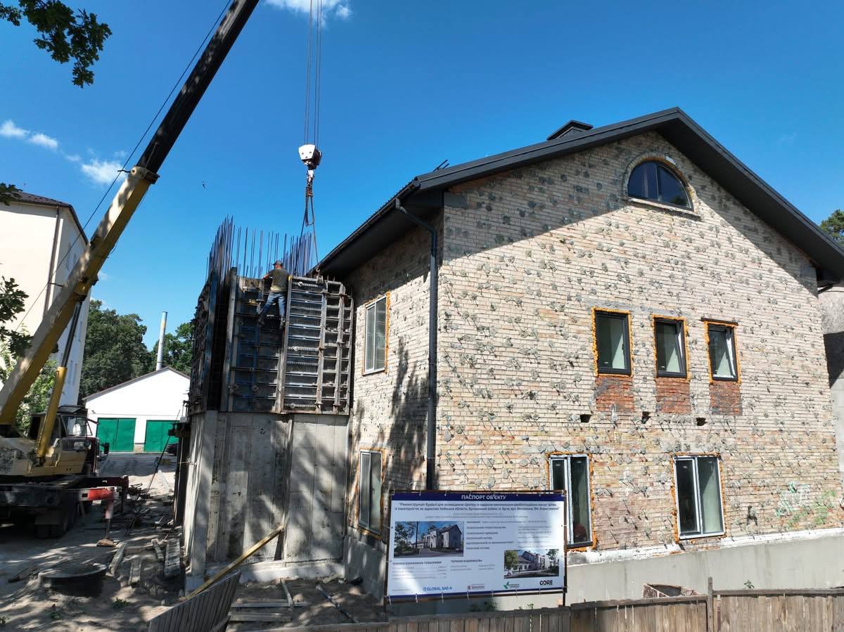 У Бучі на Київщині будують Центр реабілітації для дітей з інвалідністю: фото