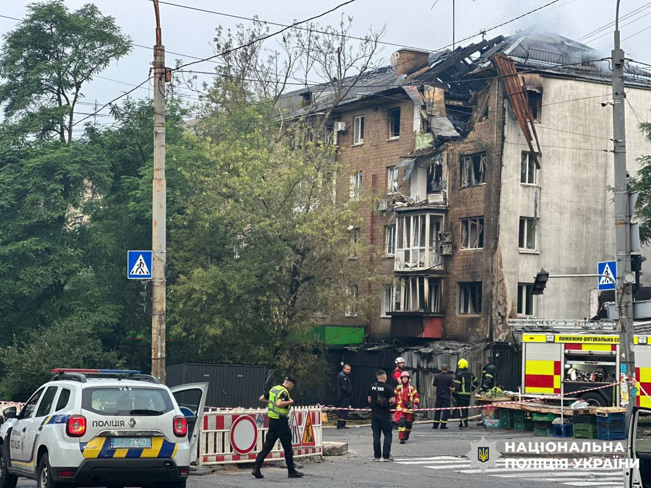 Наслідки масованої комбінованої атаки на Київ вночі 10 липня 2025 року: фото та подробиці