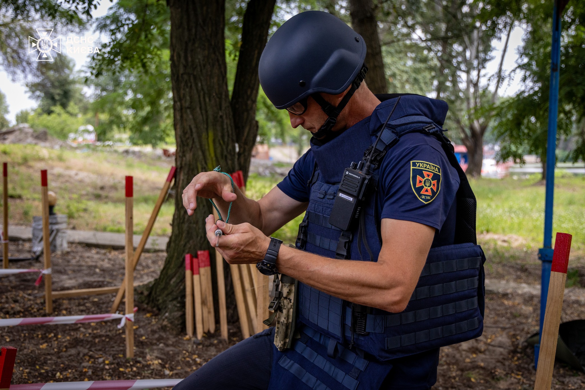 У Києві розпочав роботу новостворений піротехнічний підрозділ ДСНС: фото