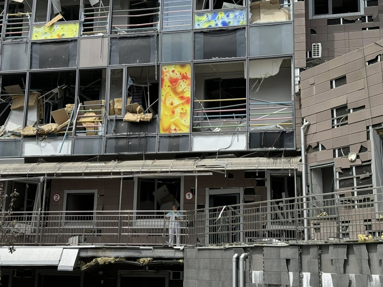 Фото: "Охматдит" / Facebook 2 роки з моменту ракетного удару по "Охматдиту" в Києві: що зробили за цей час