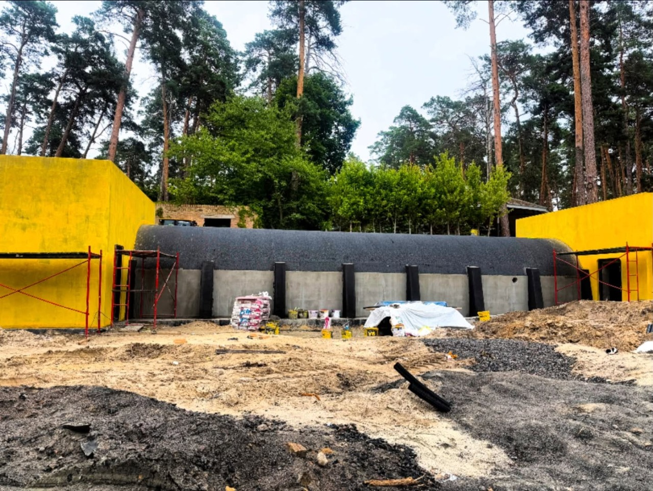 Фото: Департамент регіонального розвитку Київської ОДА У Бучанській громаді на Київщині будують сучасний ветеранський хаб: фото