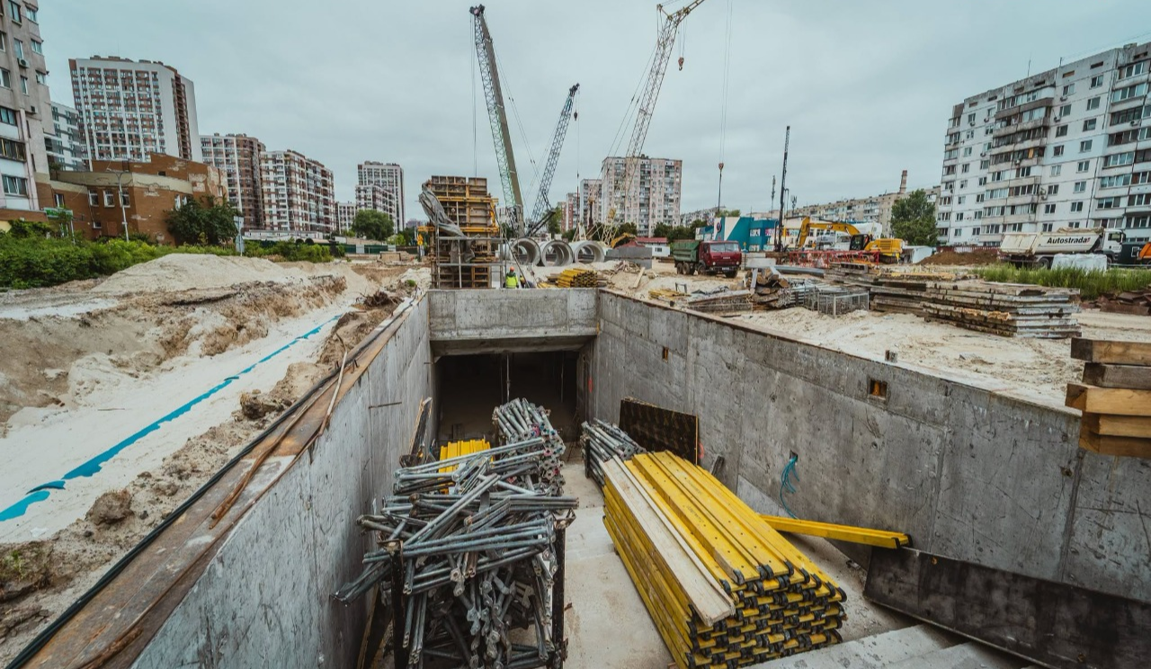 У Києві продовжується будівництво метро на Виноградар: як проходять роботи