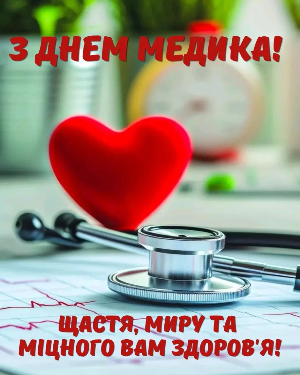 Привітання з Днем медика 2026 у яскравих святкових листівках Привітання з Днем медика 2026: у прозі, віршах та яскравих листівках