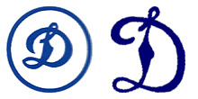 Емблема футбольного клубу на формі гравців "Динамо", 1939-1970 роки