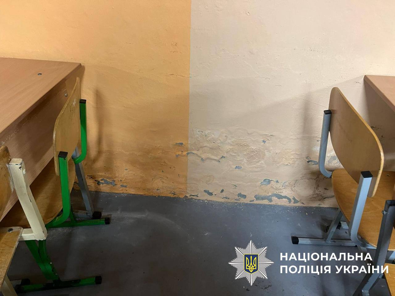У Подільському районі Києва відремонтували шкільне укриття зі збитками у 440 тис. грн: деталі