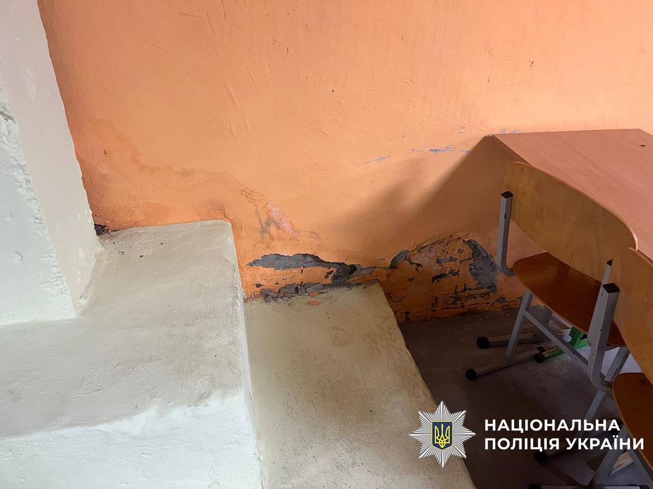 У Подільському районі Києва відремонтували шкільне укриття зі збитками у 440 тис. грн: деталі