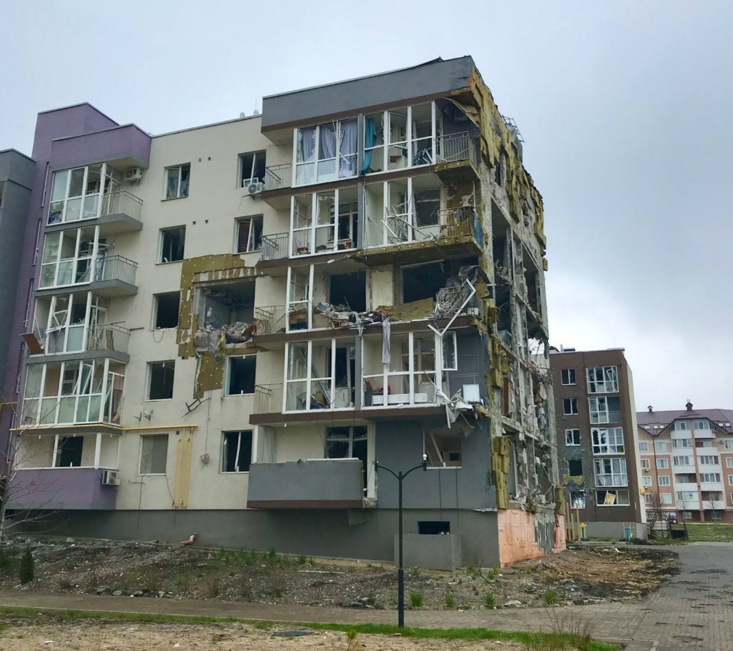 На Київщині розпочалось будівництво зруйнованої частини ЖК "Нова Буча": фото
