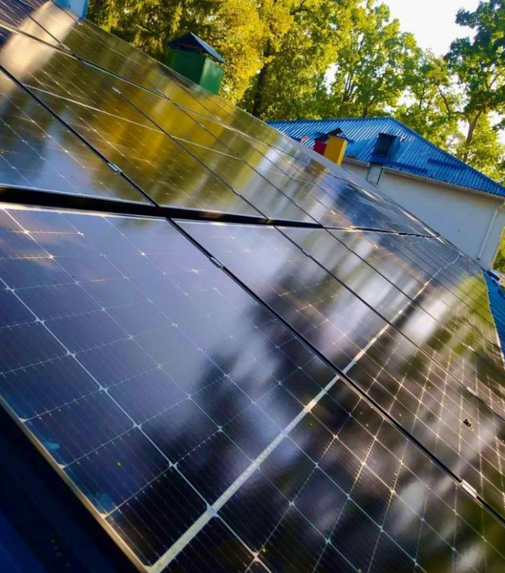 Сонячні панелі встановили в Ірпінській дитячій поліклініці