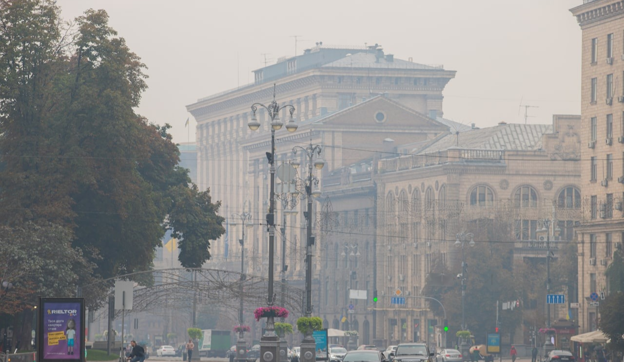 У Києві фіксують тимчасове погіршення стану повітря: подробиці