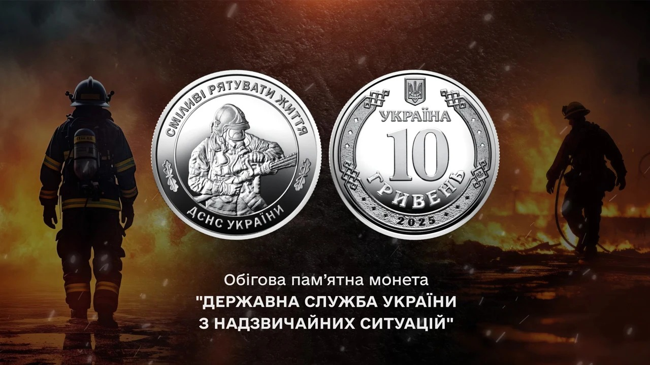Національний банк України випустив пам’ятну монету, пприсвячену рятувальникам ДСНС: подробиці