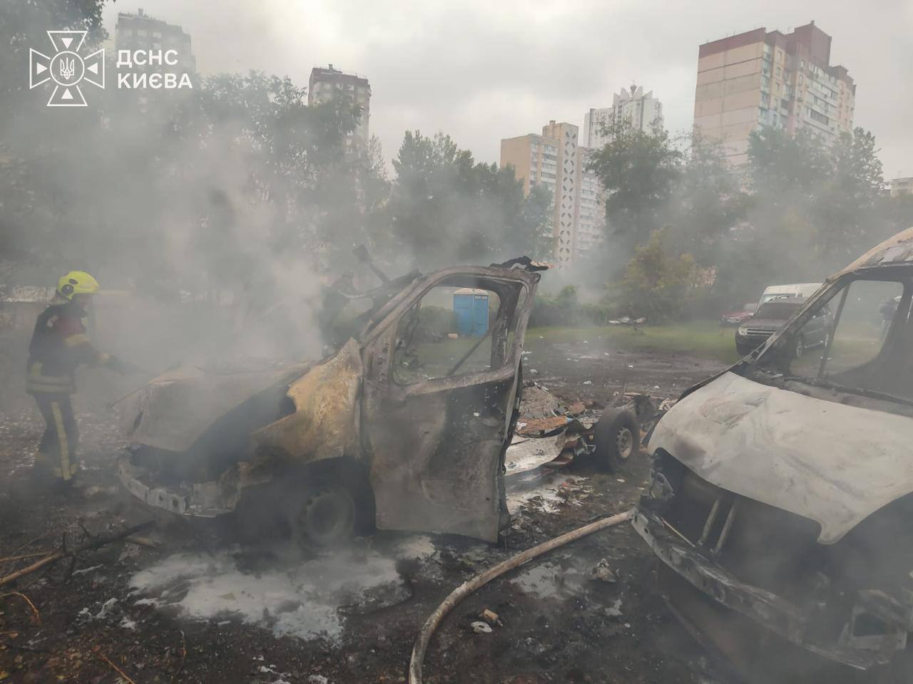 Нічна атака на Київ 24 вересня