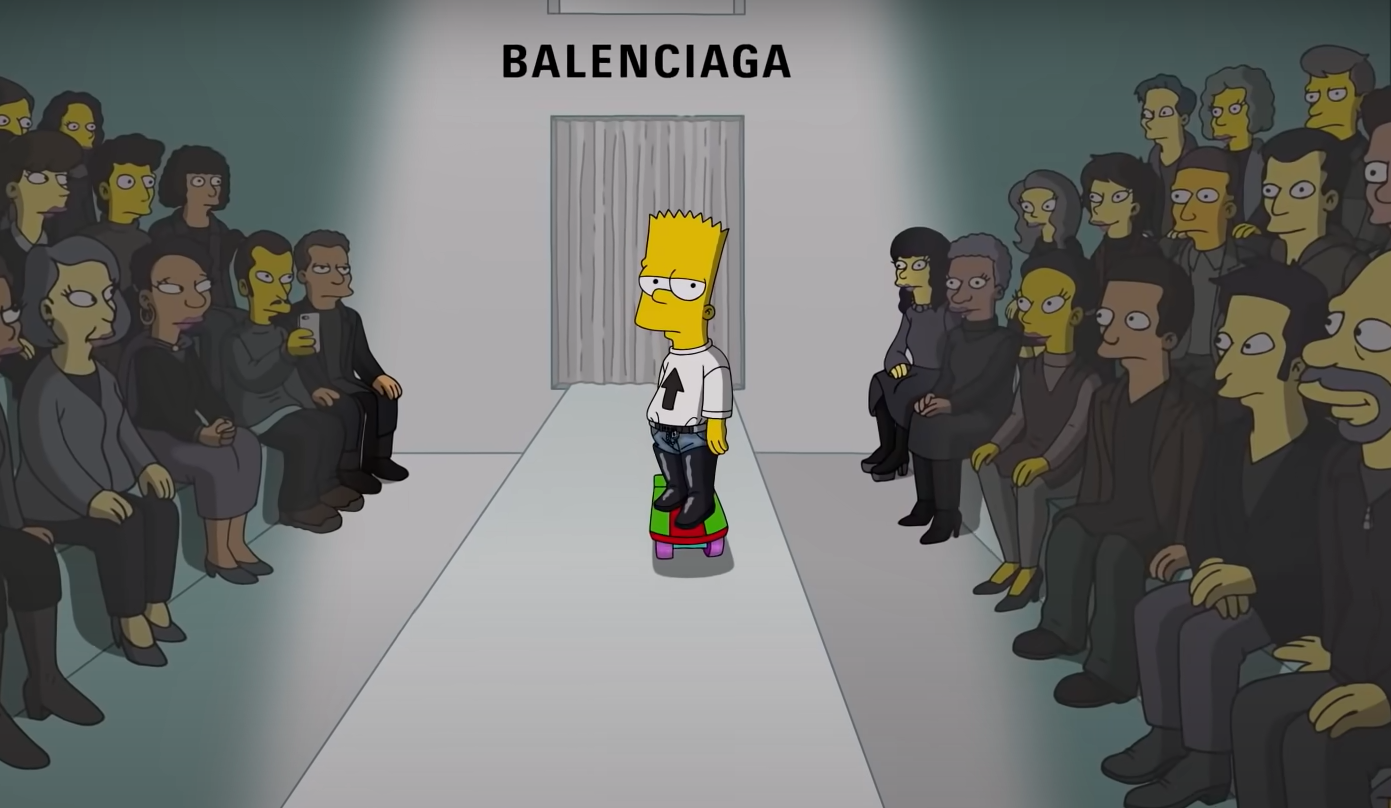 Balenciaga создал эпизод «Симпсонов» для показа новой коллекции