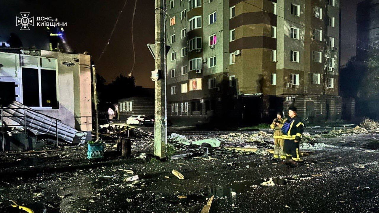 Нічний обстріл Київщини: близько 28 тис. родин залишились без електроенергії