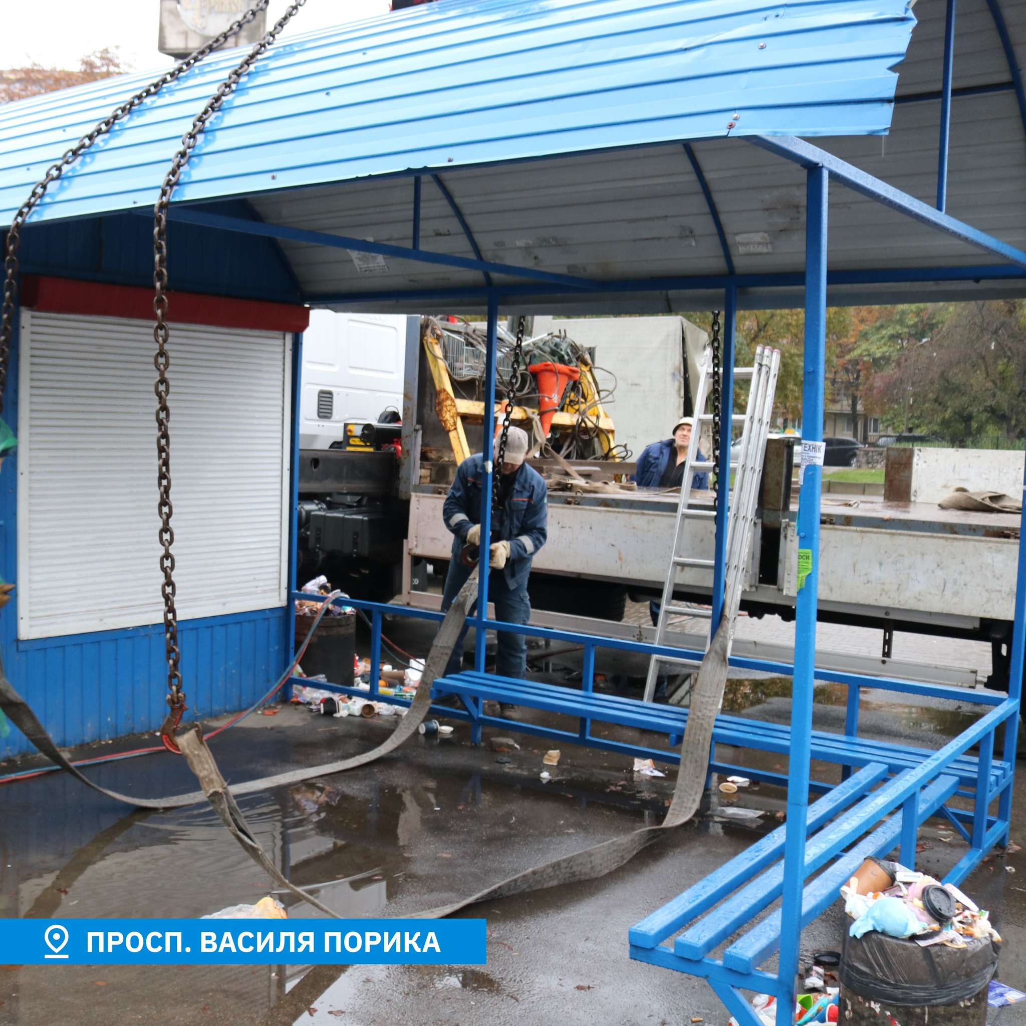 Демонтажі незаконних МАФів у Києві